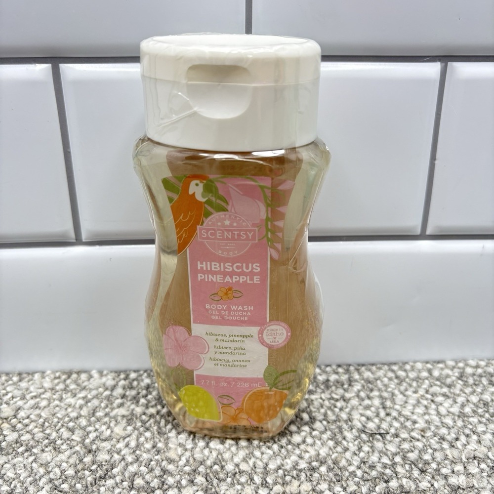 Scentsy Body Wash Hibiscus Pineapple 7.7 Oz New Sealed